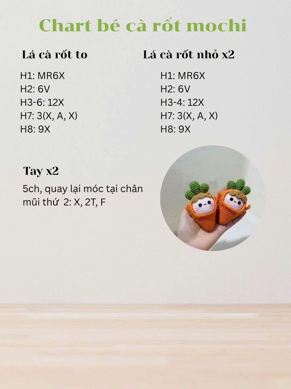 chart bé cà rốt mochi