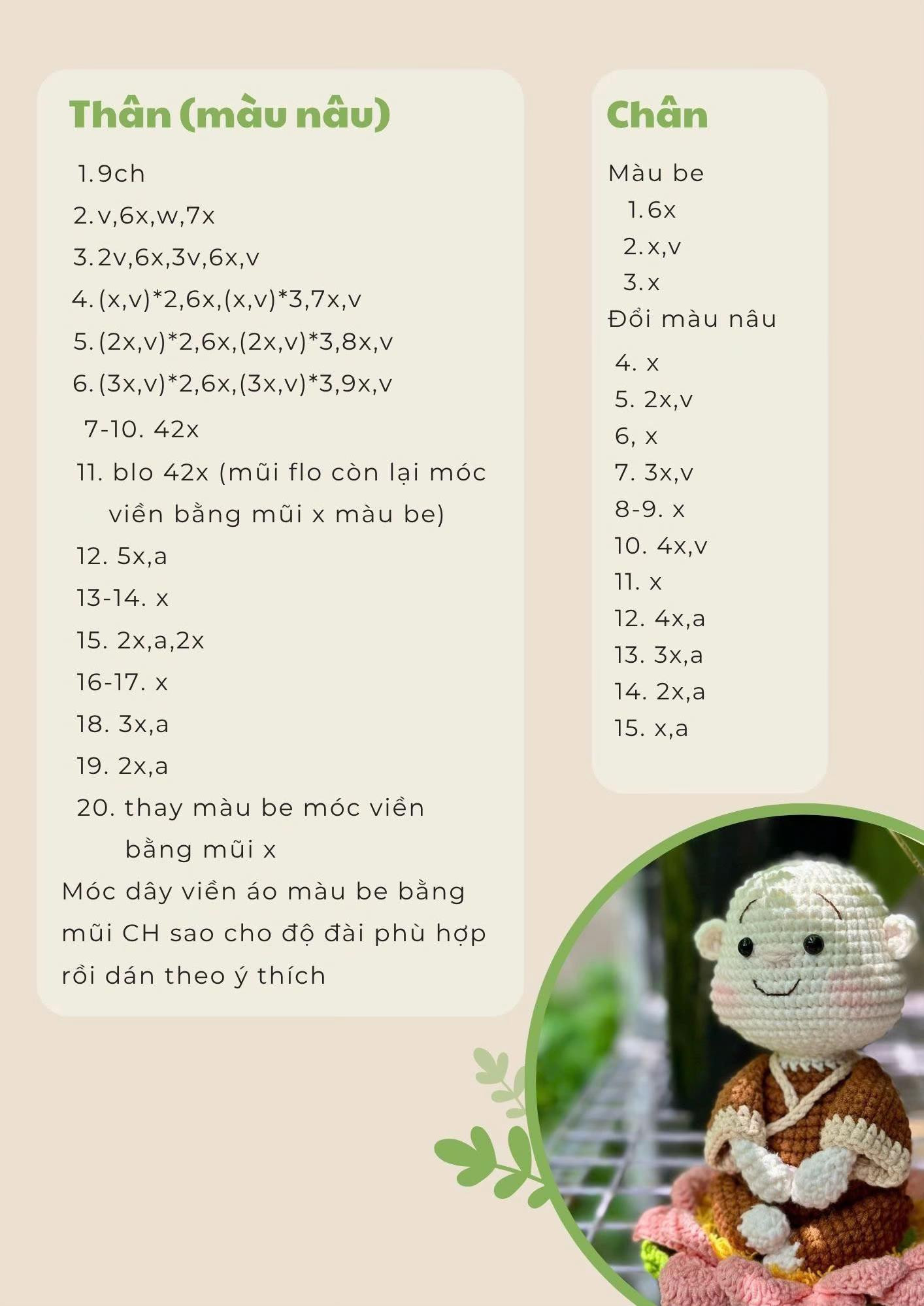 chart chú tiểu