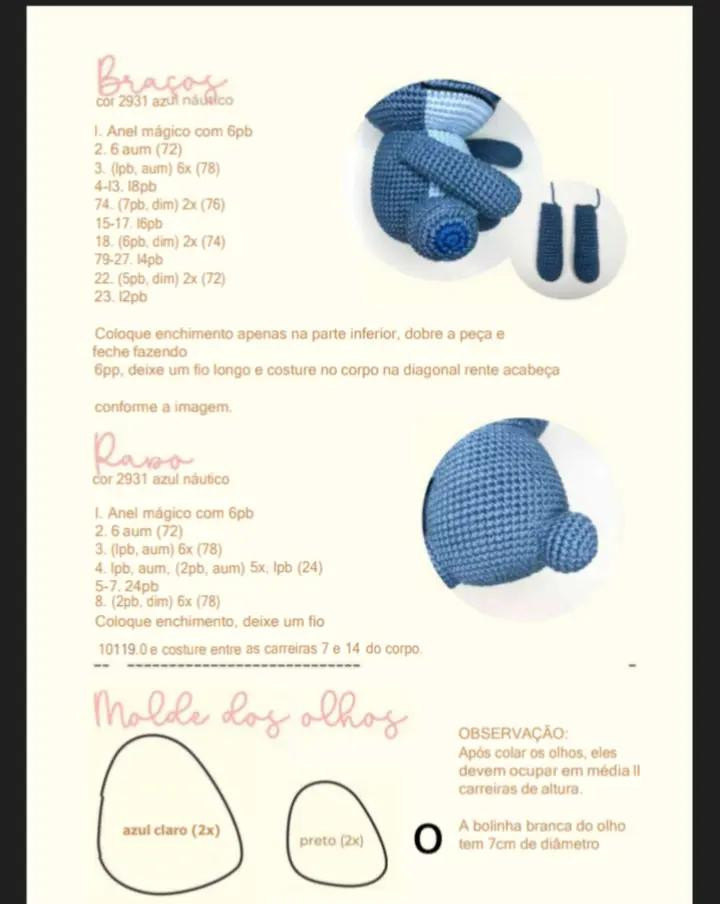 Chart de Crochê: Bonecos Stitch e Angel com Detalhes Incríveis