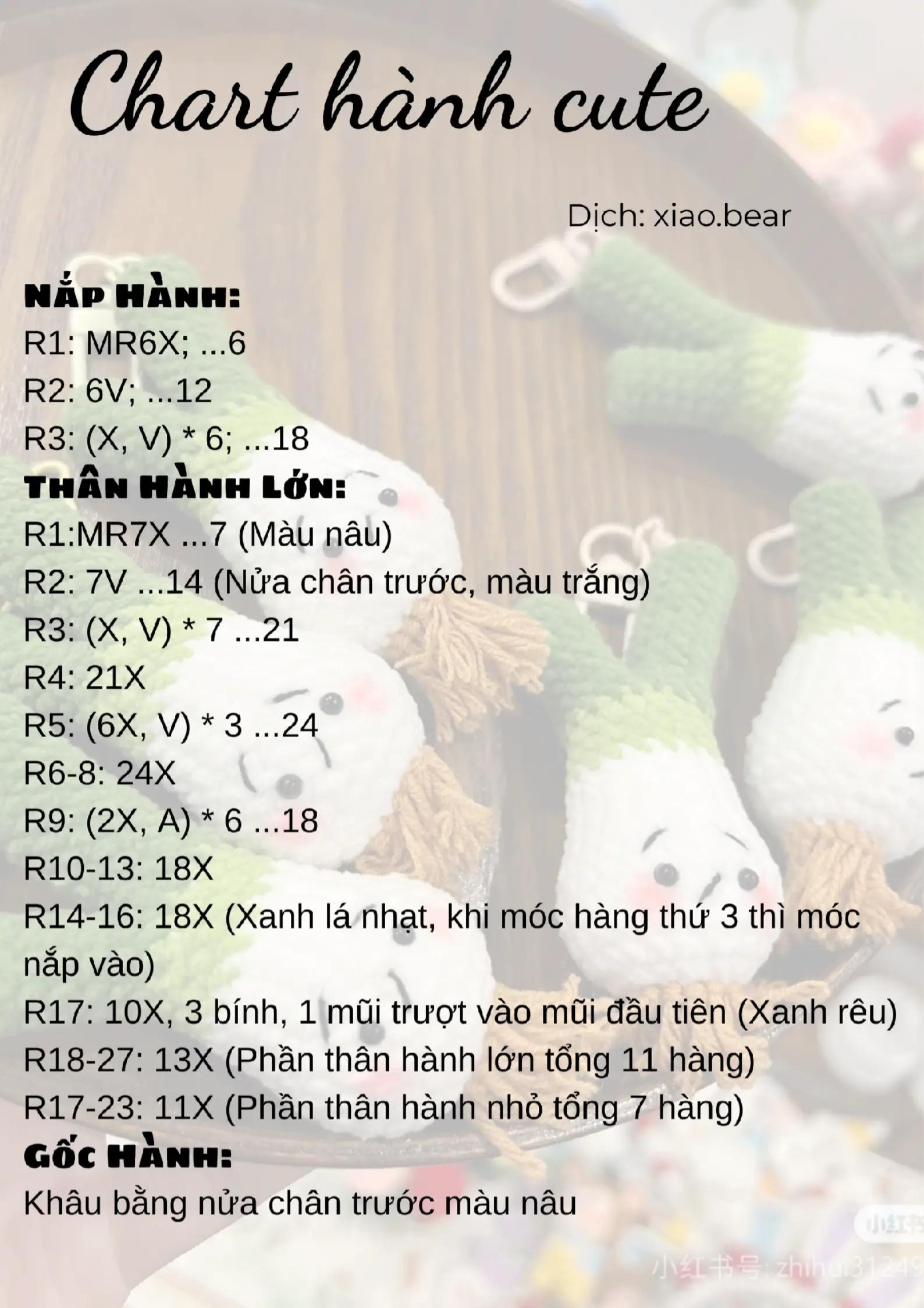 chart hành cute