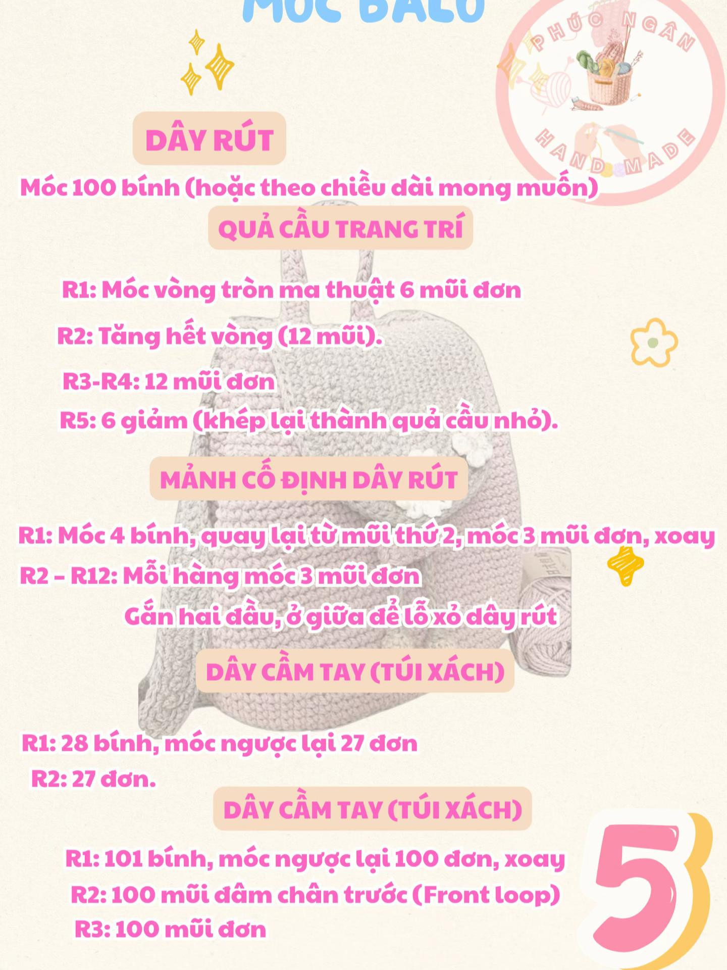 chart móc balo siêu cute 2