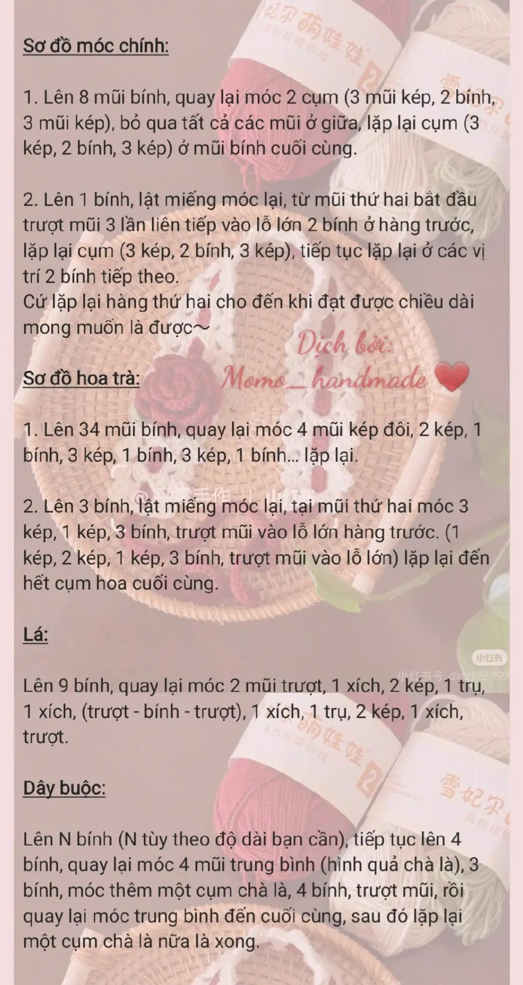 chart móc băng đô