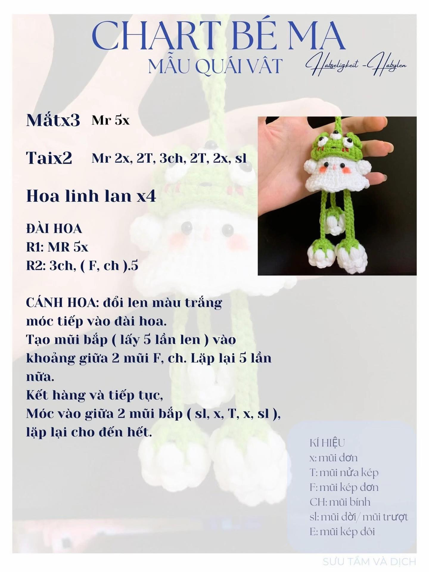 chart móc bé ma