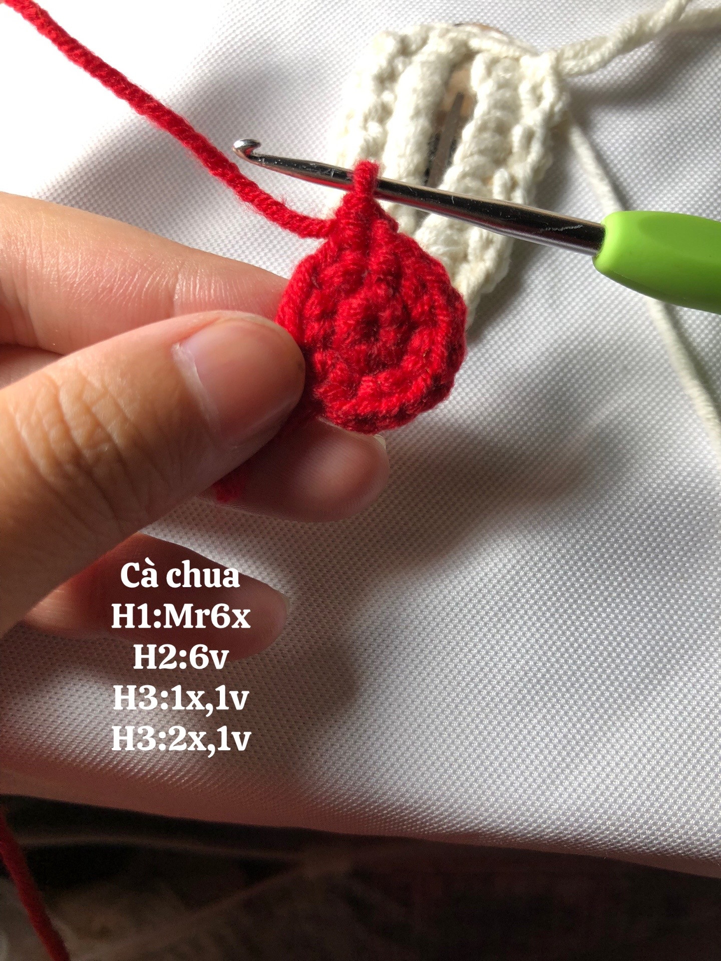 Chart móc kẹp tóc hình cà chua dễ thương
