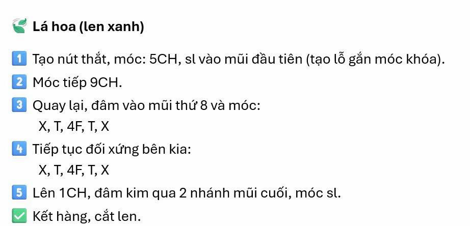 chart móc khóa hoa cúc rơi cánh