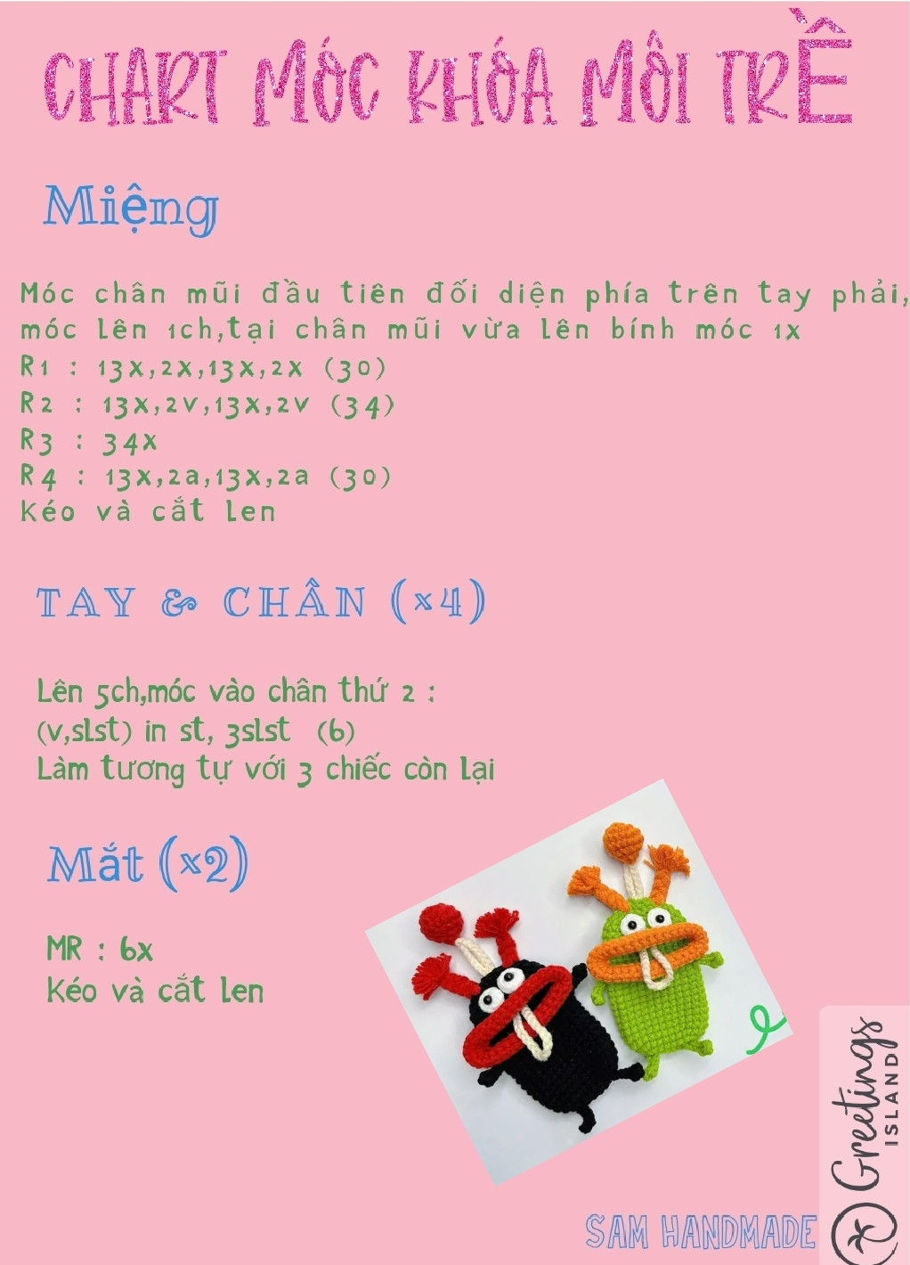 CHART MÓC KHÓA MÔI TRỀ