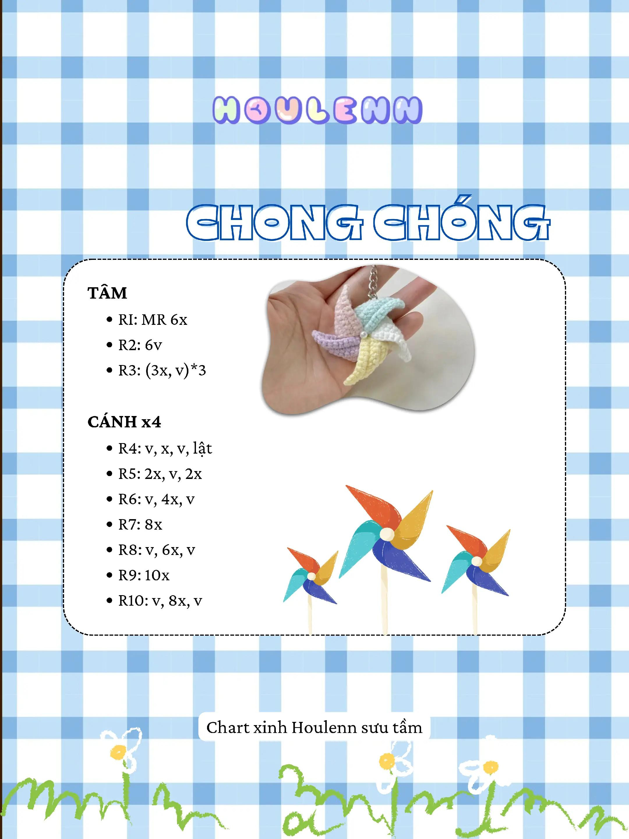 chart móc len chong chóng