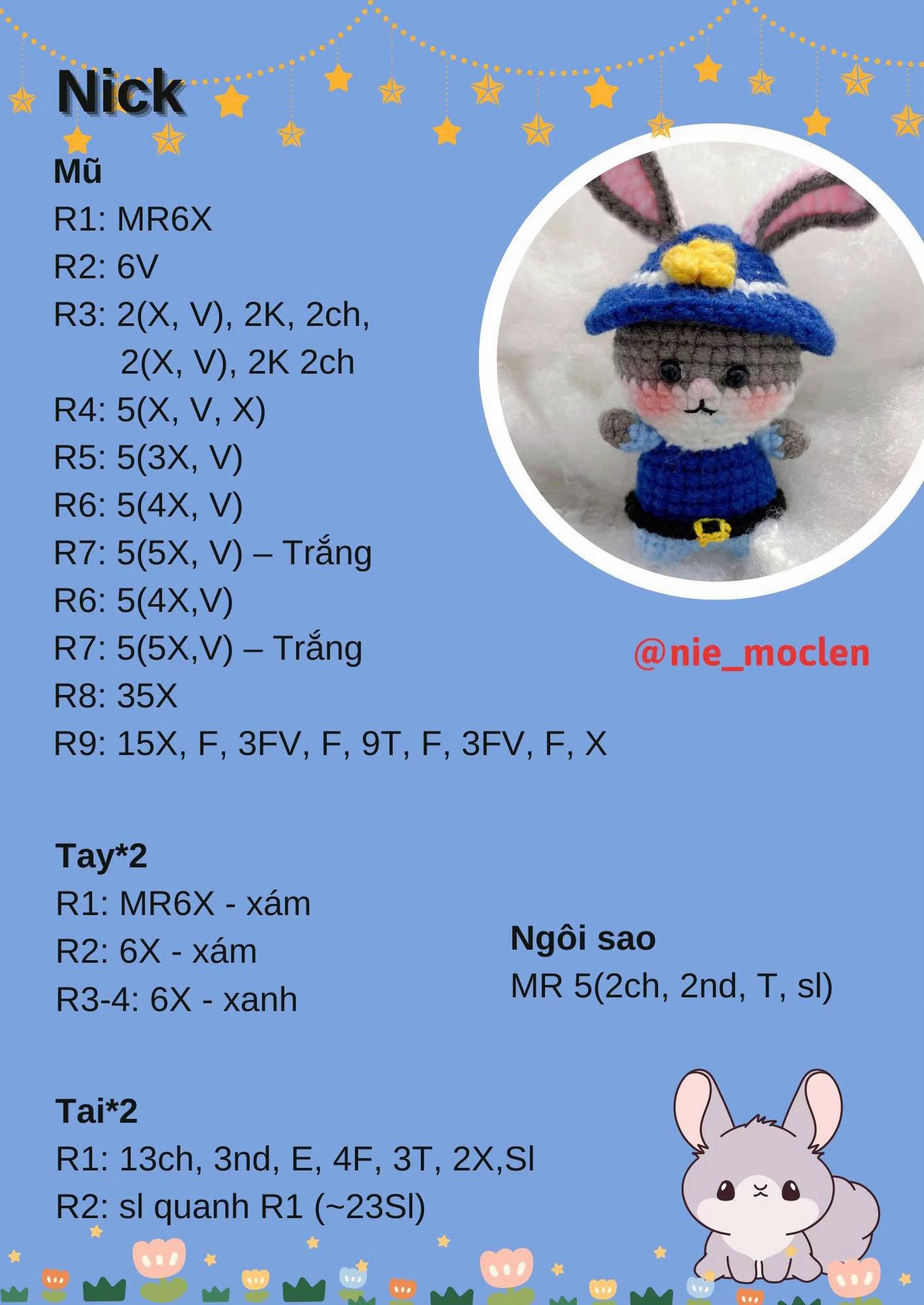 chart móc nick & tudy