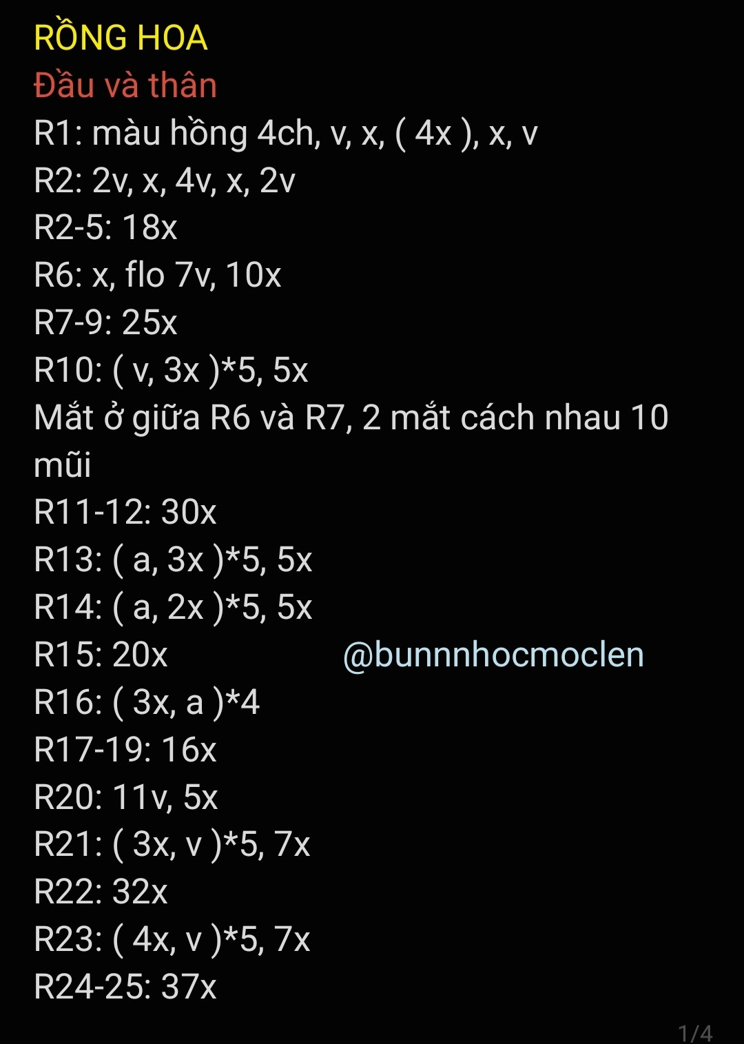 chart móc rồng hoa