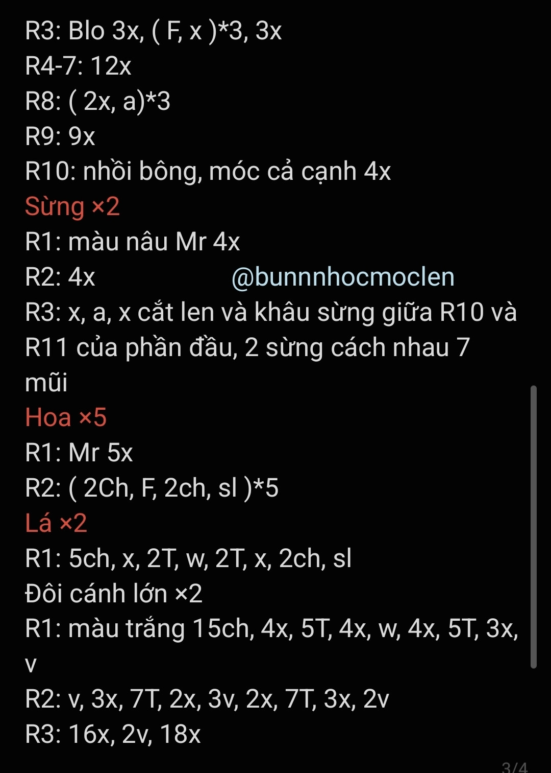 chart móc rồng hoa
