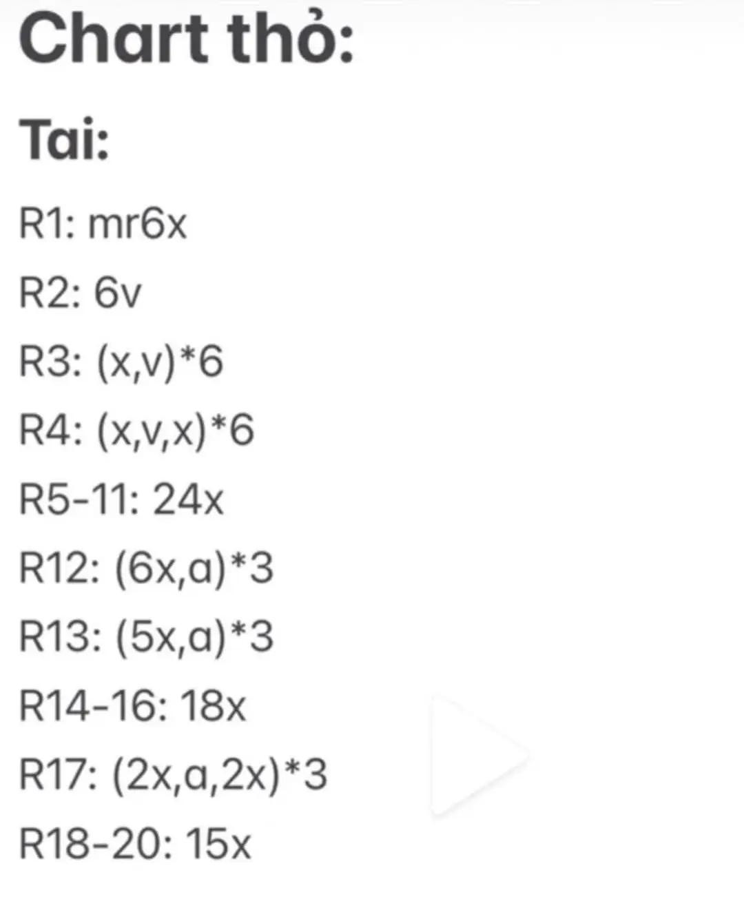 Chart Móc Thỏ Tai Dài Má Phính🐰