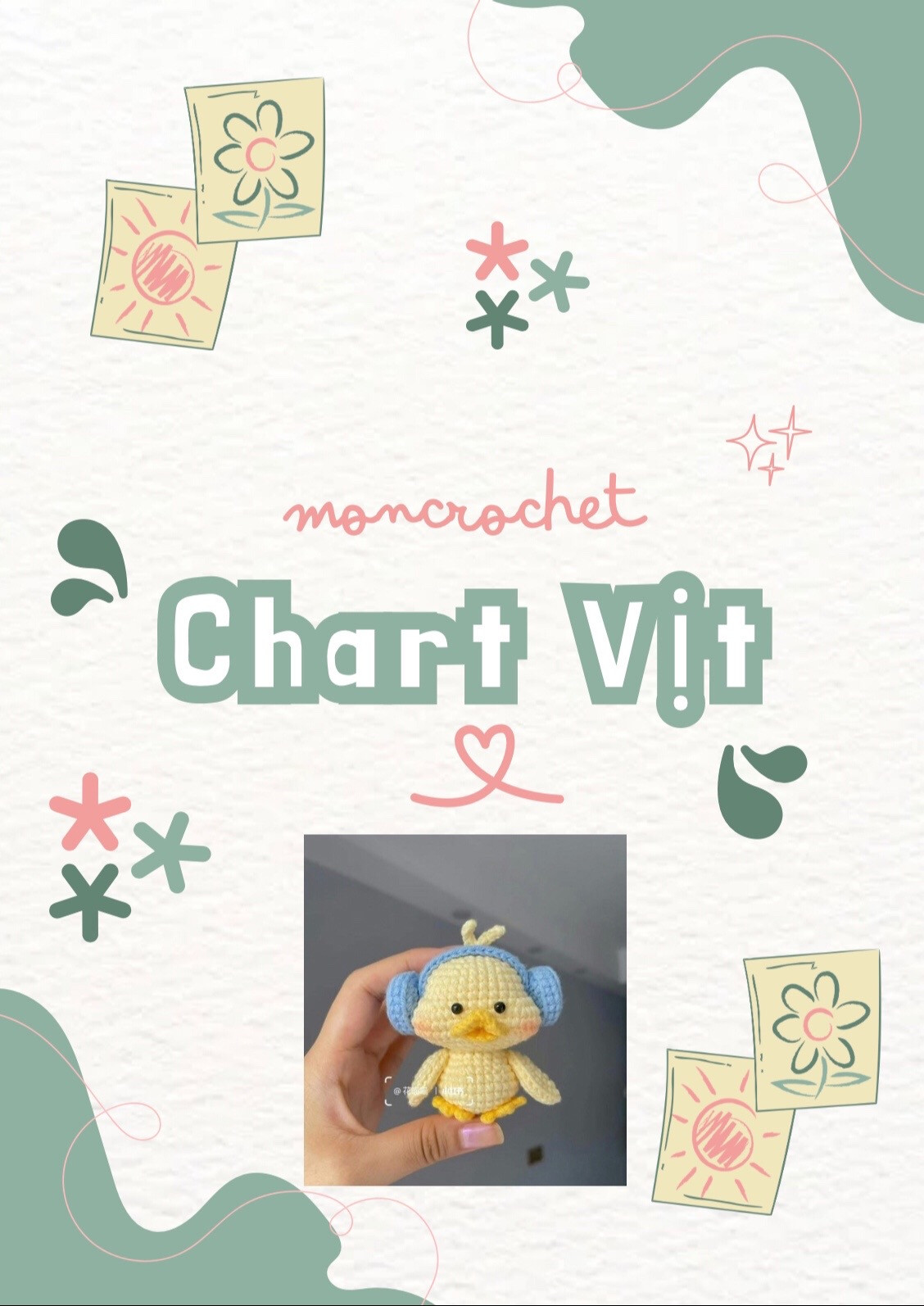 chart móc vịt đeo tai nghe