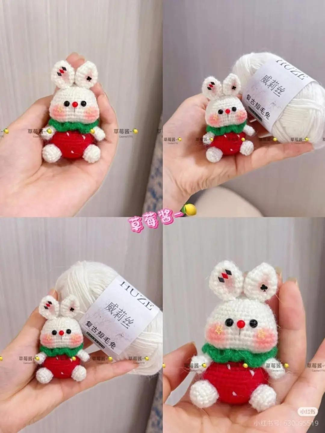 chart thỏ dâu #moclen #handmade #tiktok #trending