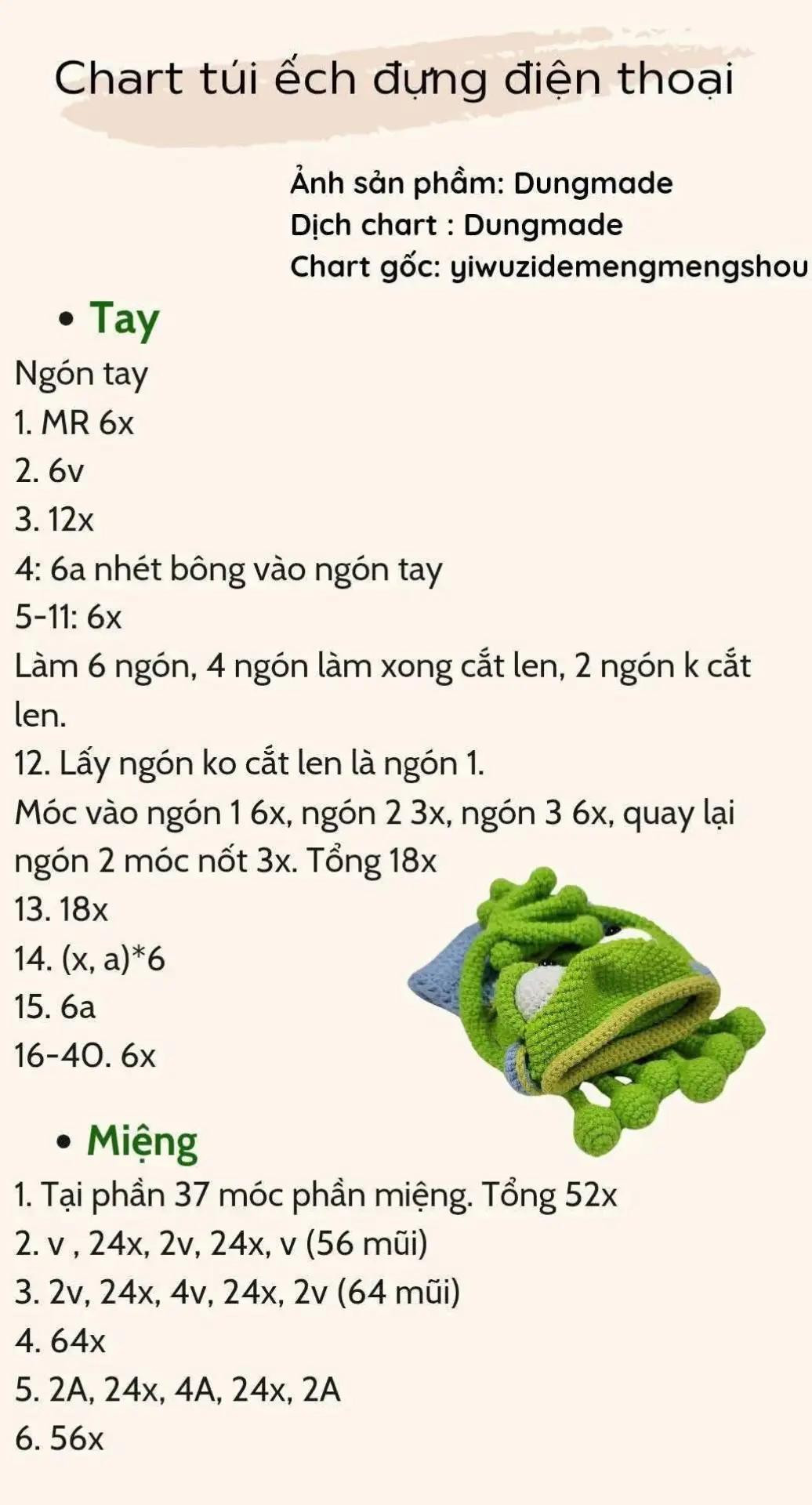 chart túi ếch đựng điện thoại mặc quần yếm