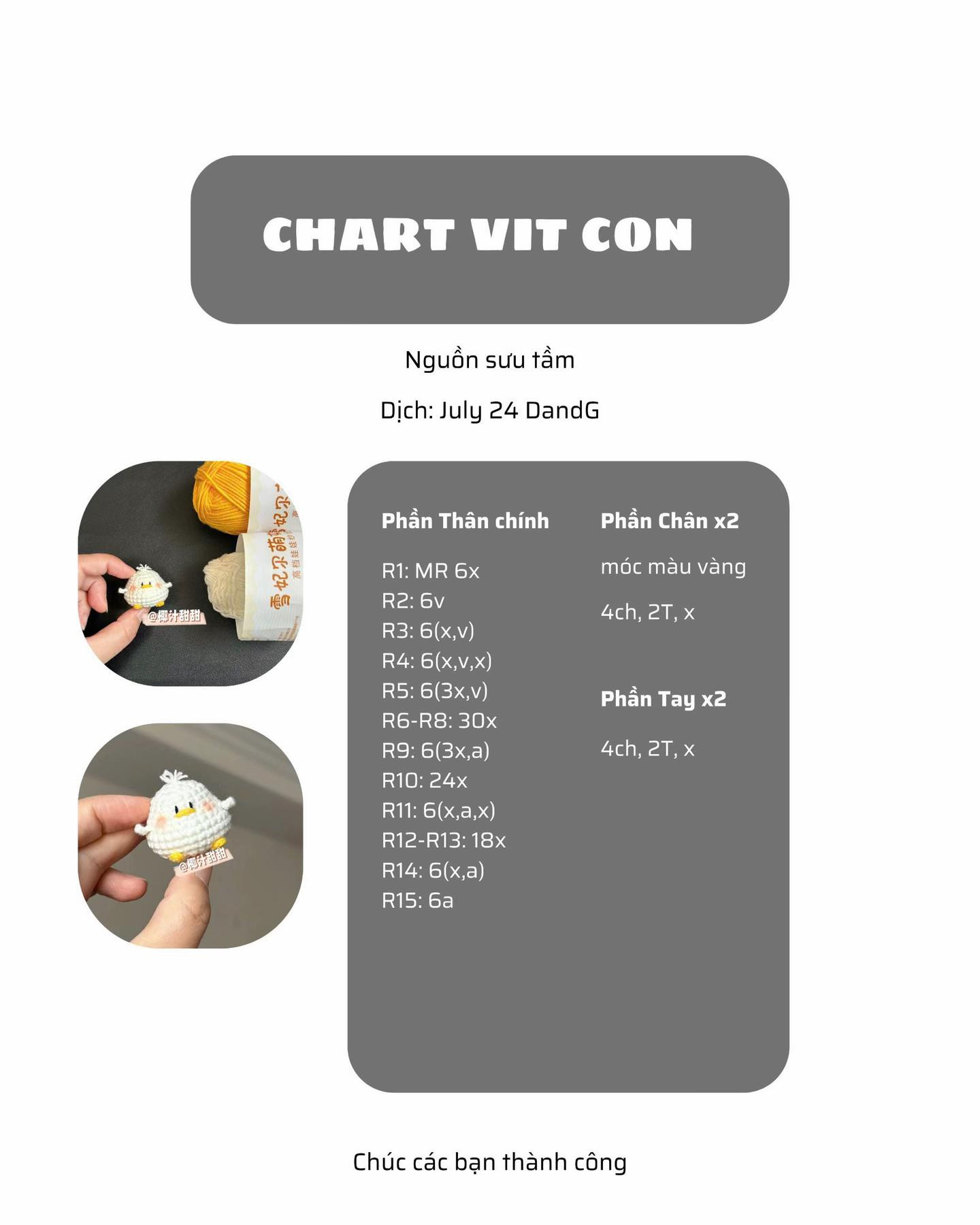chart vịt con
