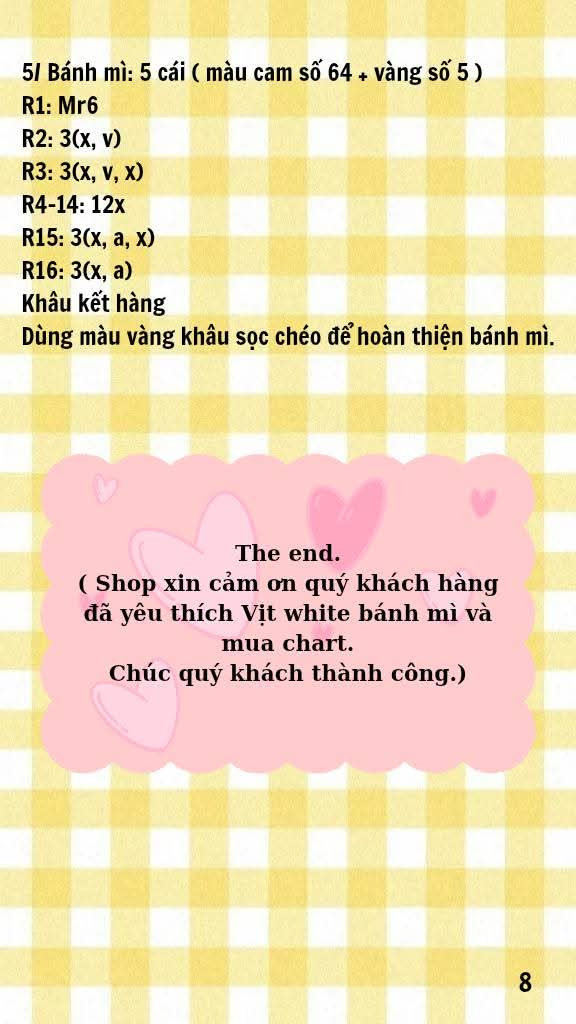 chart vịt white bánh mì