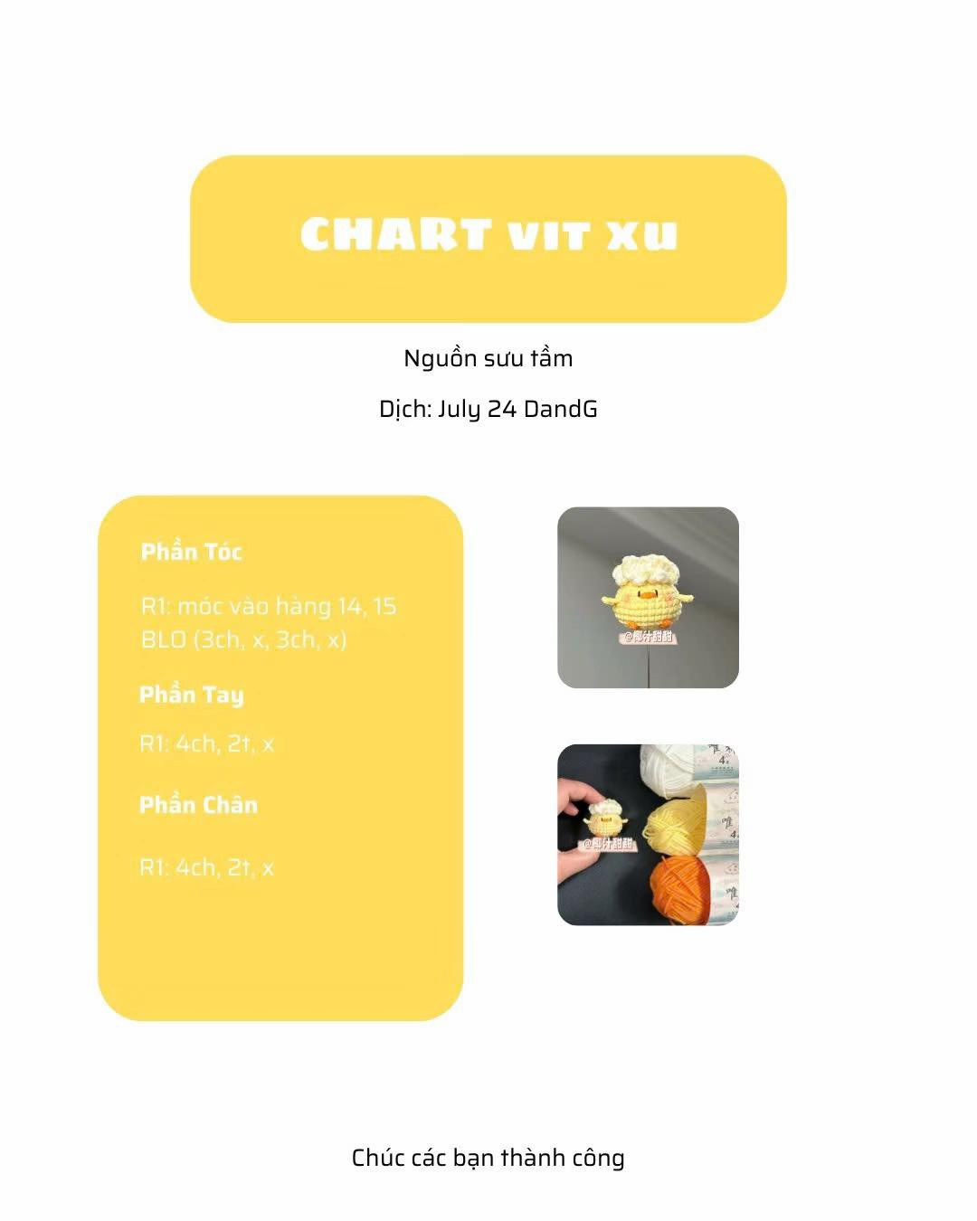 chart vịt xu