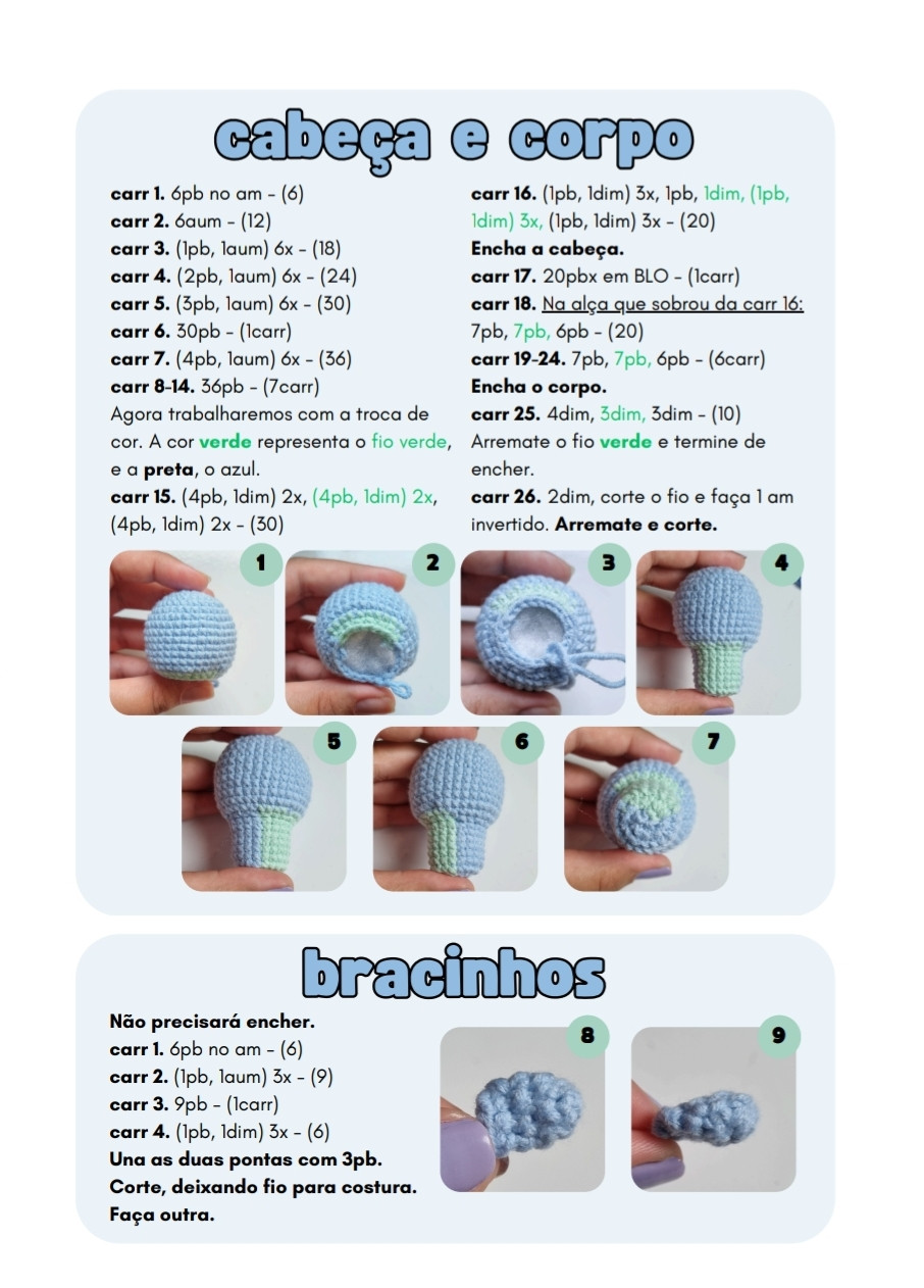 Chaveiro de Amigurumi Stitch para Amantes de Crochê