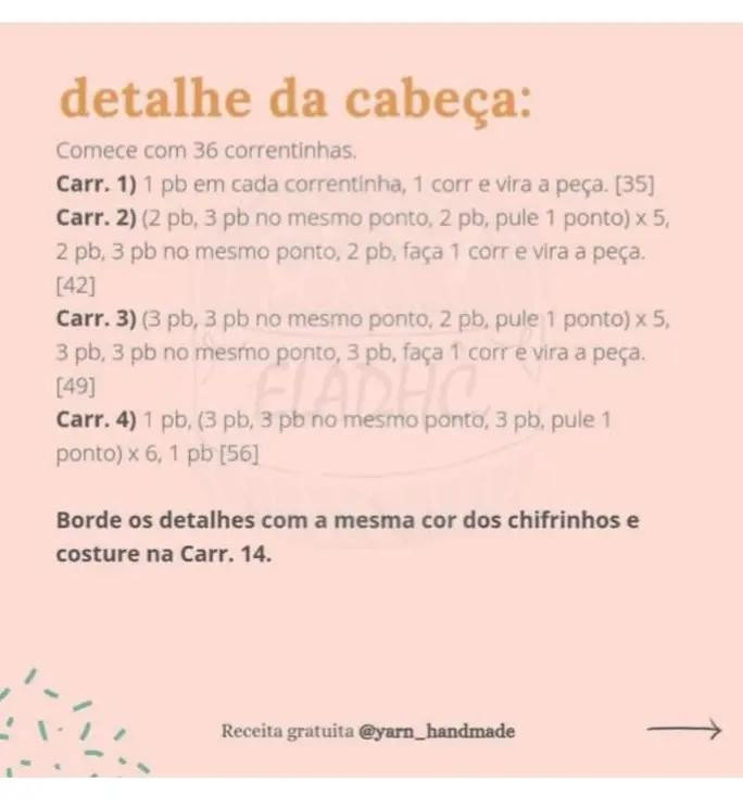 Chaveiro de Triceratops em Crochê - Receita Grátis Disponível