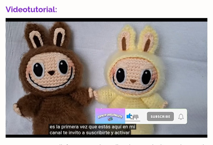 Cómo Crear un Amigurumi Labubu: Guía de Crochet Paso a Paso