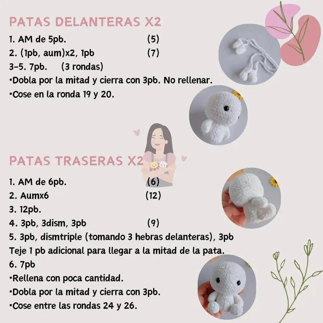 Conejita amigurumi: patrón gratuito para crear una adorable compañera