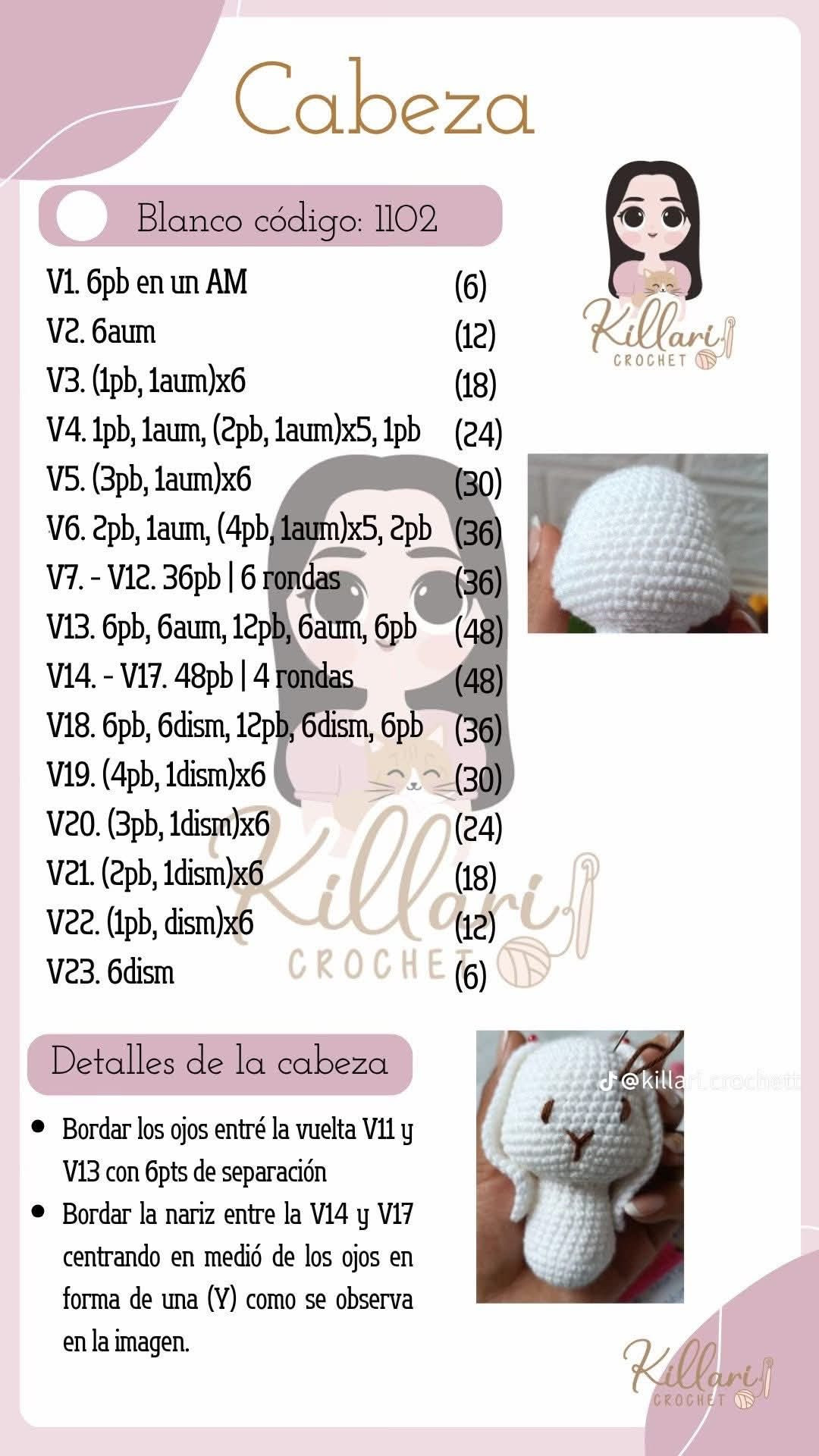 Conejita de Crochet con Tulipanes: Patrón Gratuito y Creativo