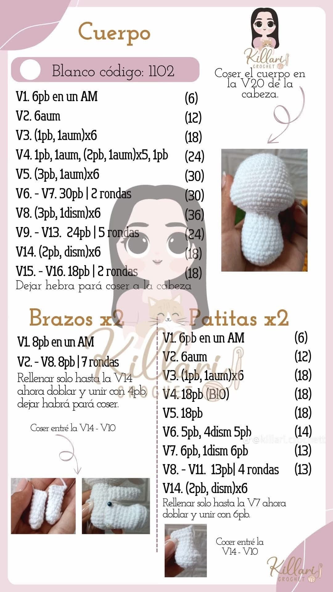 Conejita de Crochet con Tulipanes: Patrón Gratuito y Creativo
