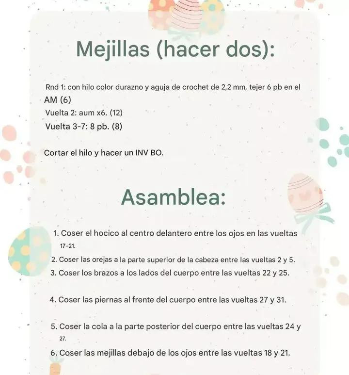 Conejita de Crochet: Patrón Gratuito para Amigurumi Adorable