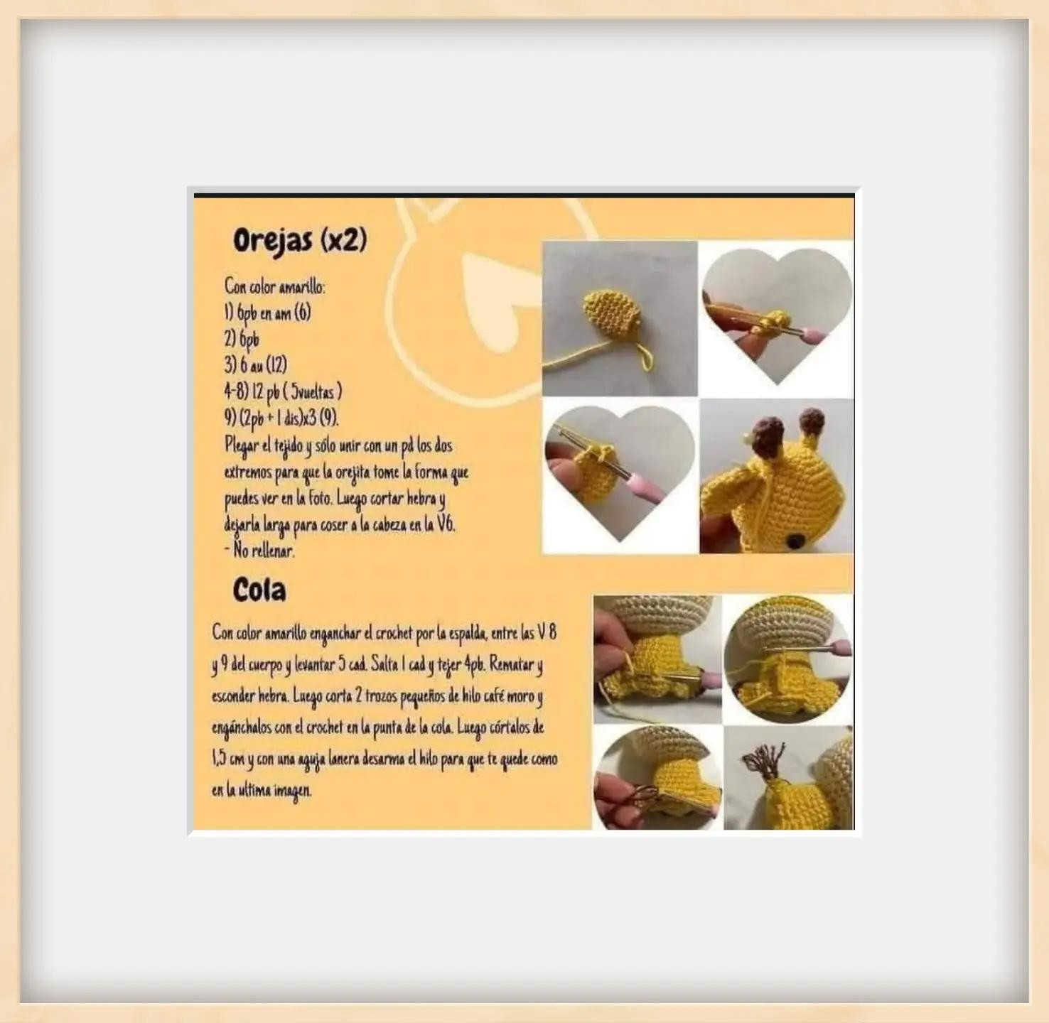 "Crea un adorable amigurumi de jirafa con este patrón de crochet fácil"