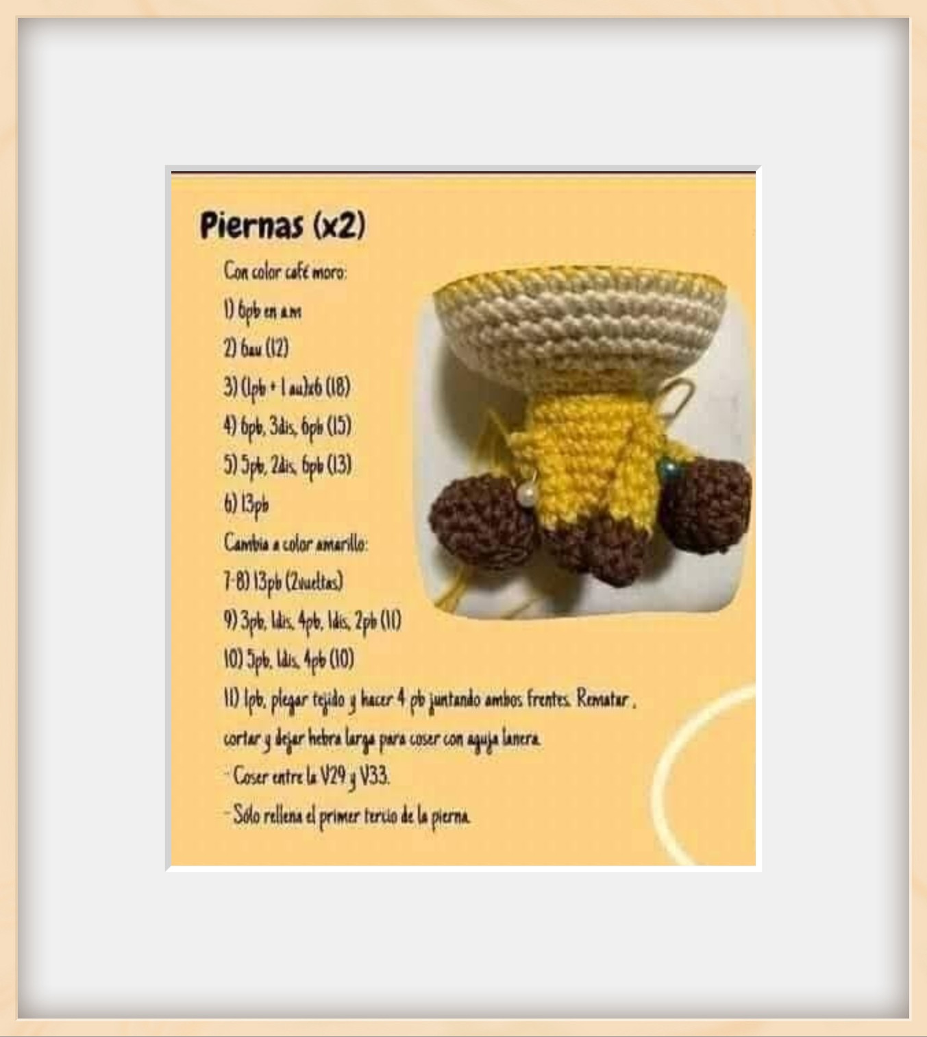 "Crea un adorable amigurumi de jirafa con este patrón de crochet fácil"