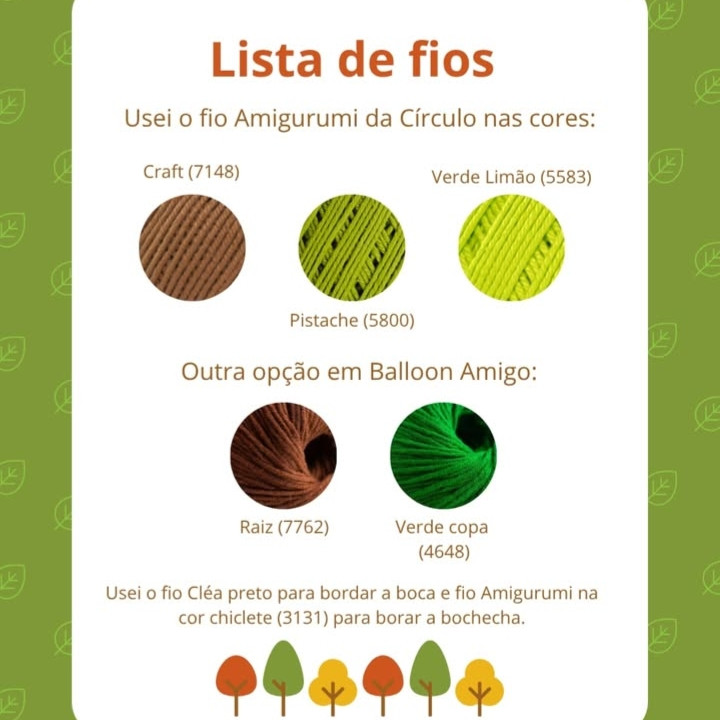 "Criando Amigurumi de Plantinha: O Bebê Árvore Adorável"