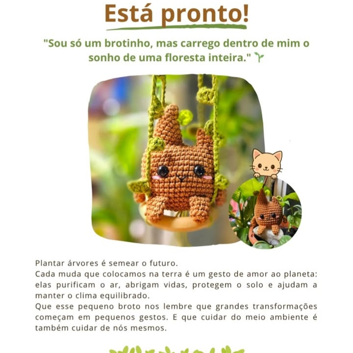 "Criando Amigurumi de Plantinha: O Bebê Árvore Adorável"
