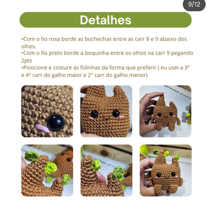 "Criando Amigurumi de Plantinha: O Bebê Árvore Adorável"