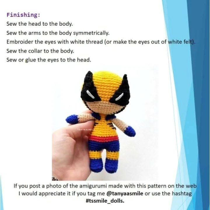 Crochet Amigurumi Superhero Pattern for Craft Enthusiasts