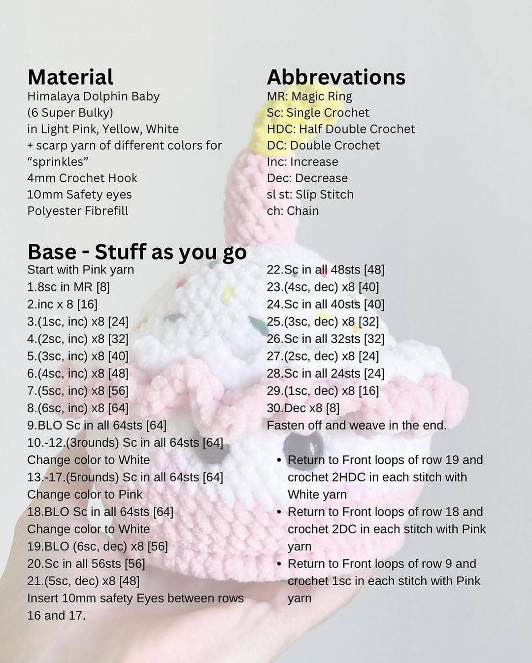 Crochet Birthday Cake Pattern: Free and Adorable Design