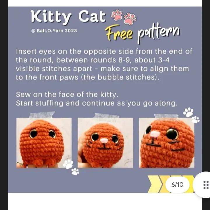 Crochet Cat Amigurumi Pattern: Step-by-Step Guide