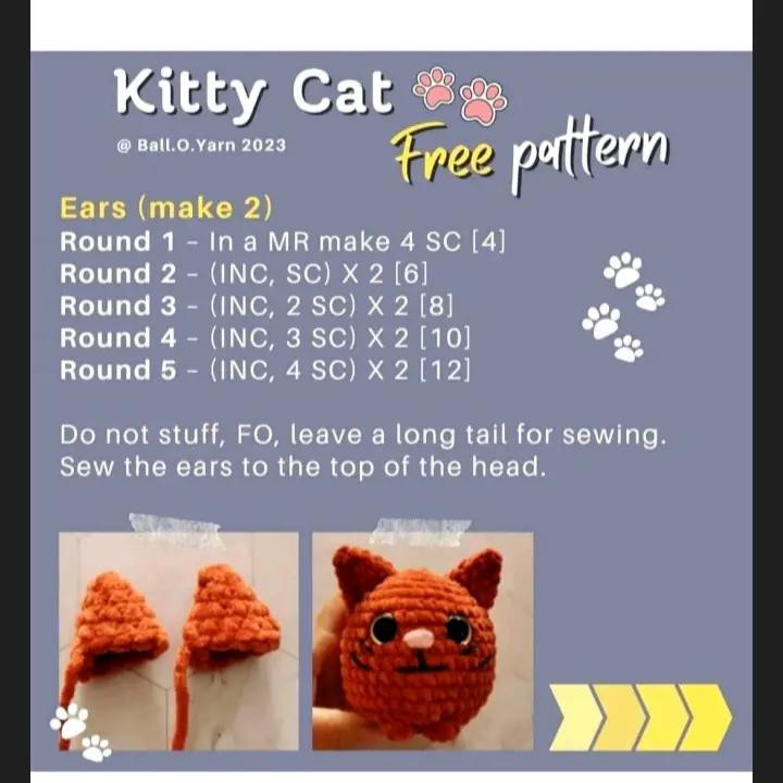 Crochet Cat Amigurumi Pattern: Step-by-Step Guide