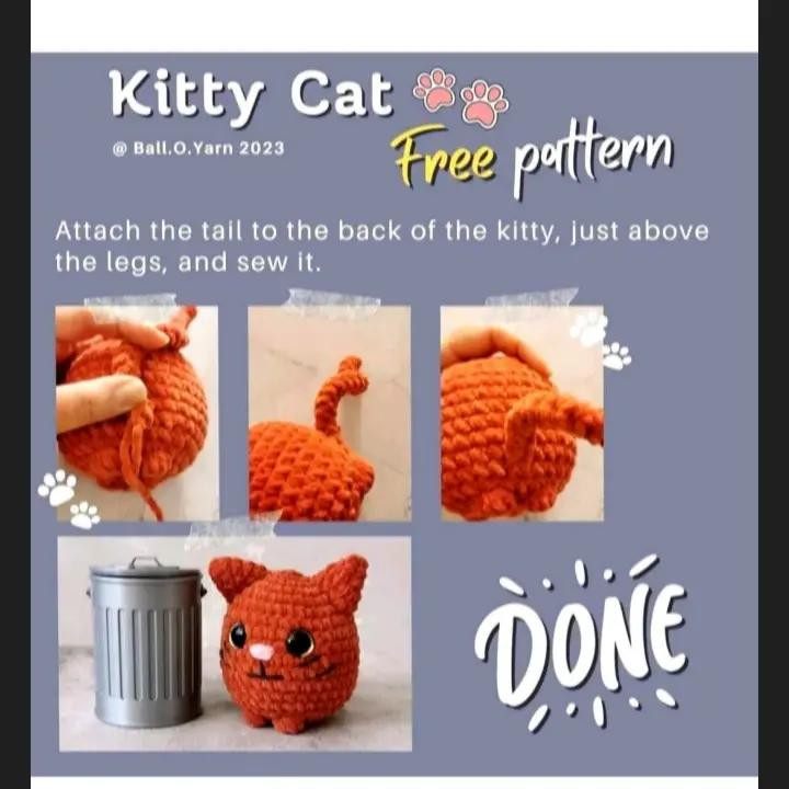 Crochet Cat Amigurumi Pattern: Step-by-Step Guide