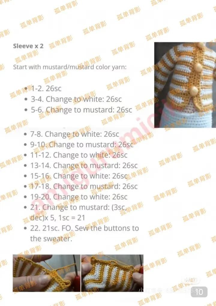 Crochet Doll with Cat-Themed Outfit and Cute Fox Ears Hat