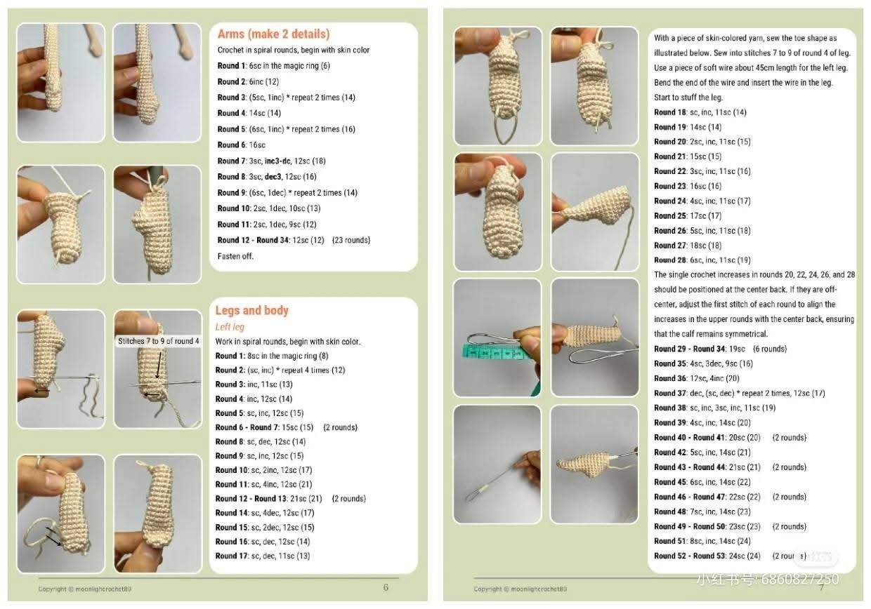 Crochet Fairy Doll Pattern: Enchanting Design with Red Hat and Dress