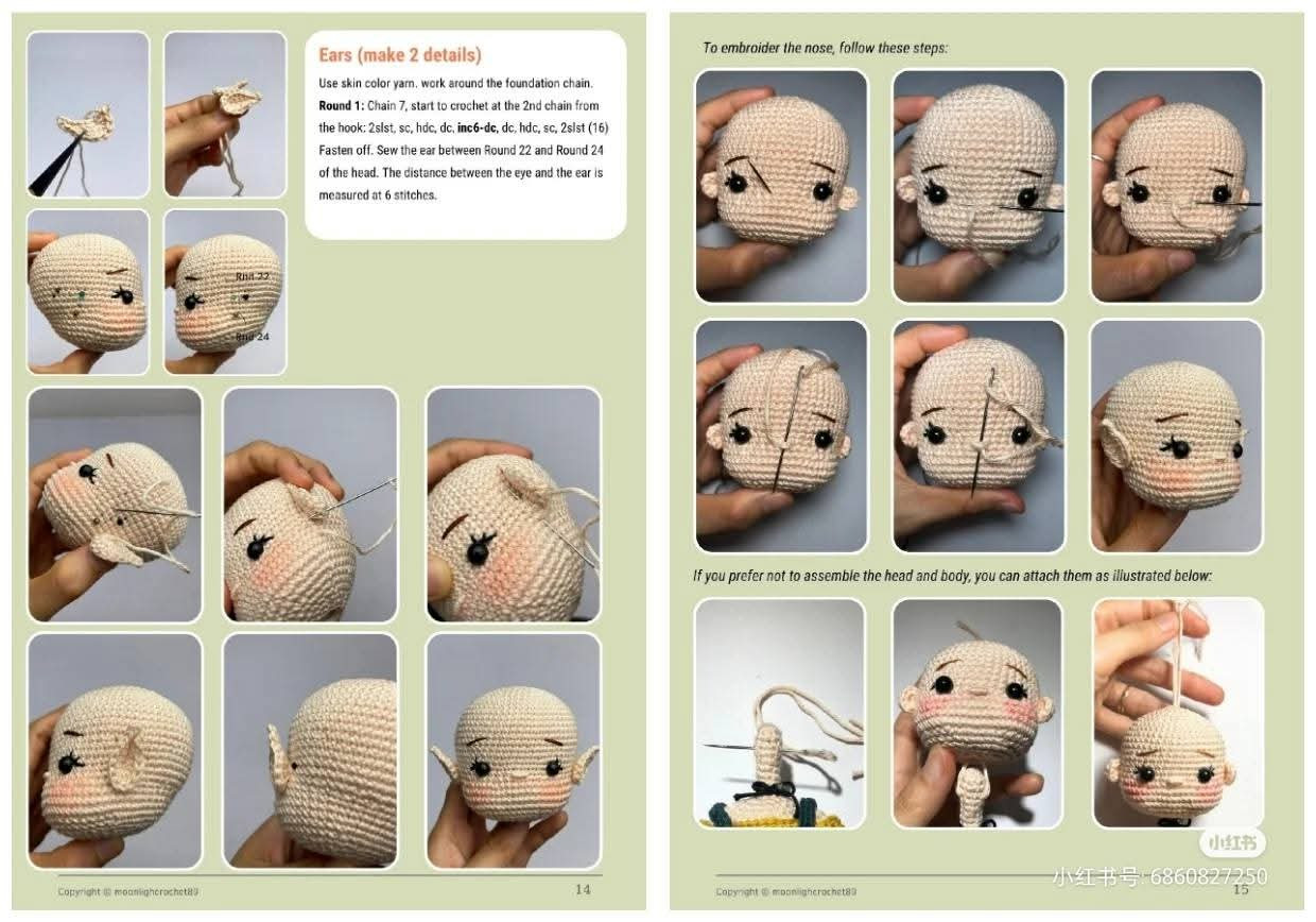 Crochet Fairy Doll Pattern: Enchanting Design with Red Hat and Dress