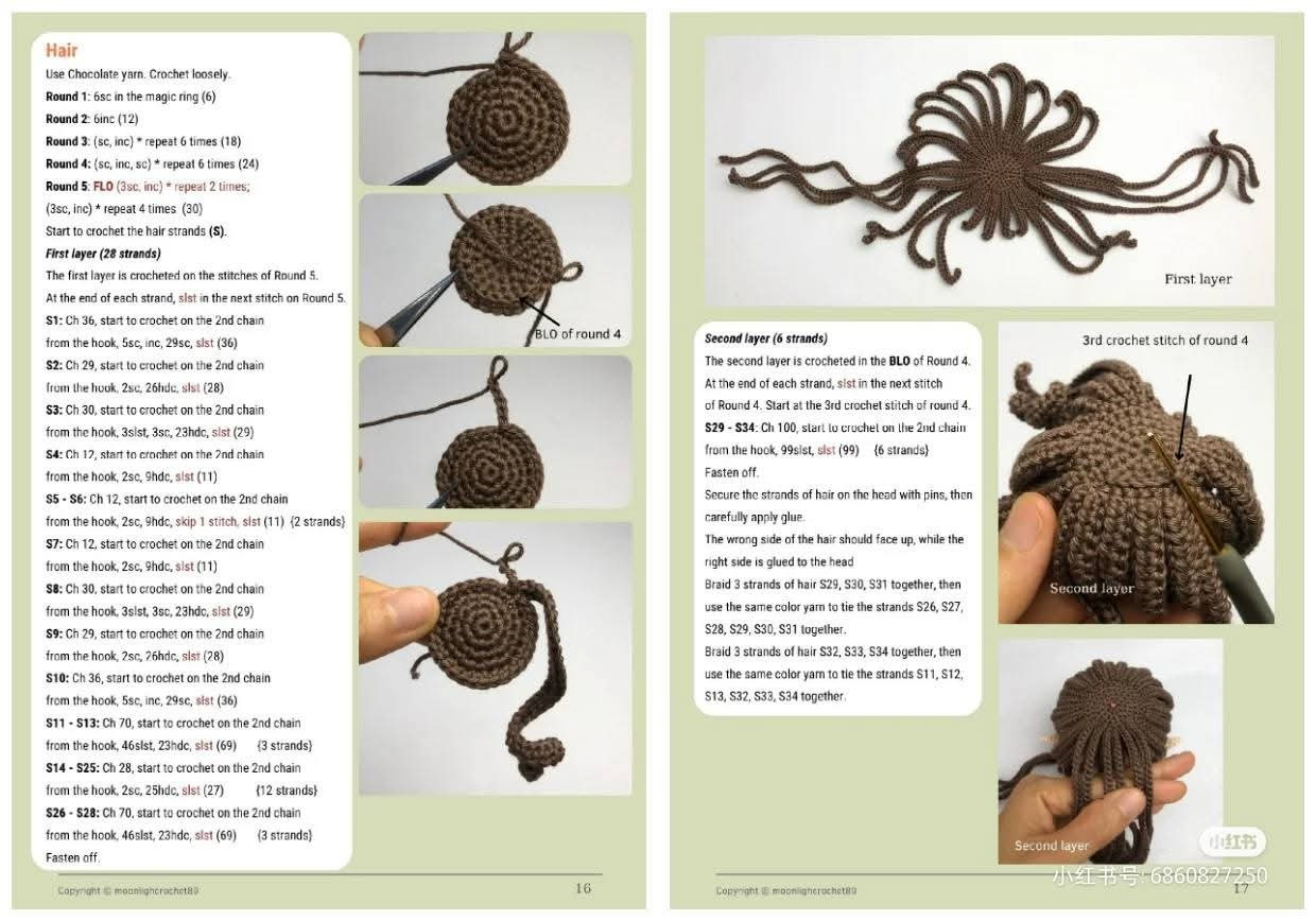 Crochet Fairy Doll Pattern: Enchanting Design with Red Hat and Dress