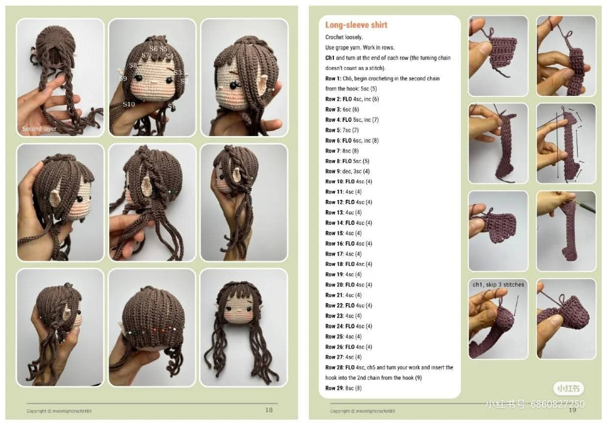 Crochet Fairy Doll Pattern: Enchanting Design with Red Hat and Dress