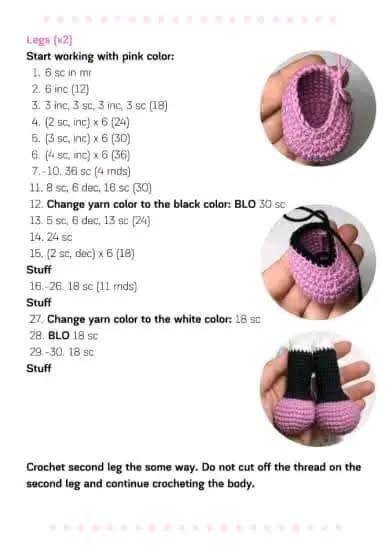 Crochet Minnie Mouse Doll with Matching Bag - Pattern and Design