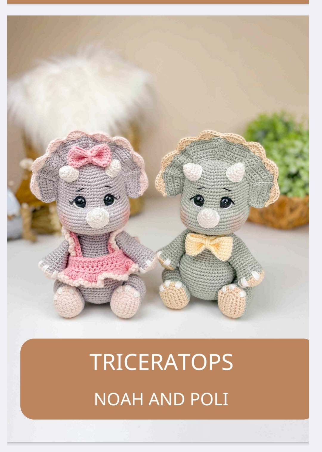 Crochet Pattern Abbreviations for Dinosaur Amigurumi