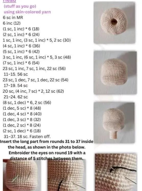 Crochet Pattern: Adorable Doll with Floral Dress