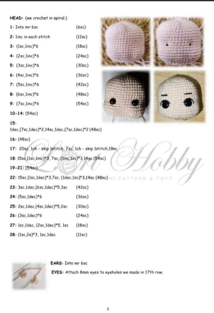 Crochet Pattern: Ash Ketchum and Pokémon Amigurumi Set