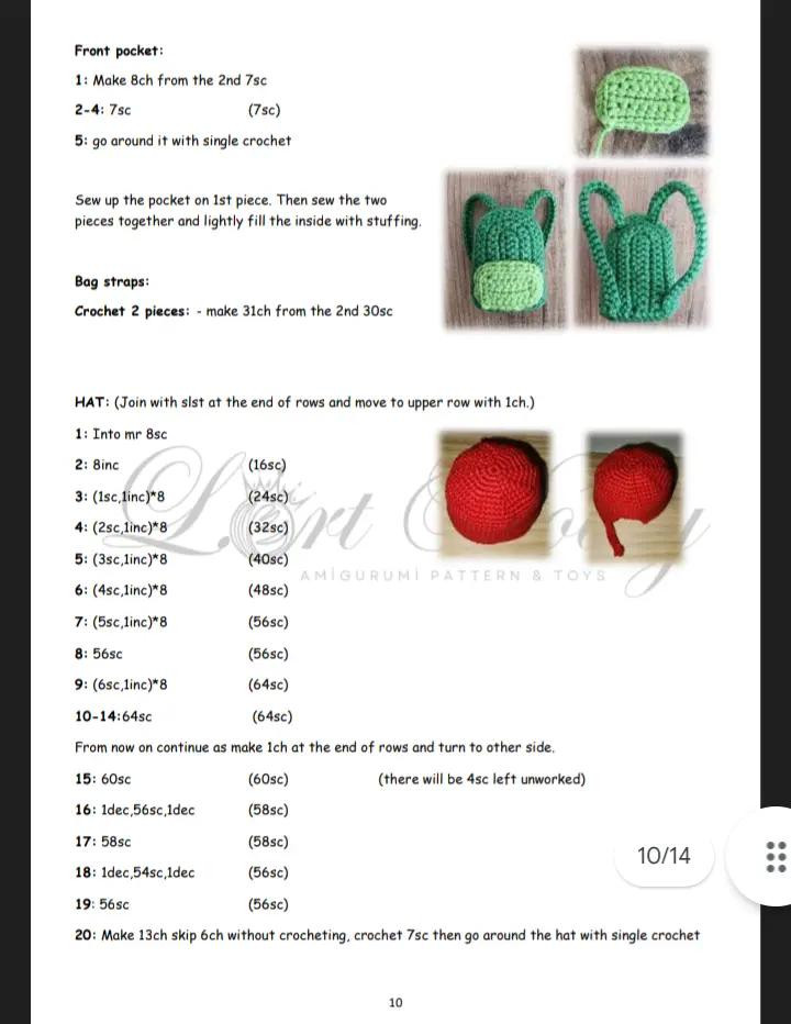 Crochet Pattern: Ash Ketchum and Pokémon Amigurumi Set