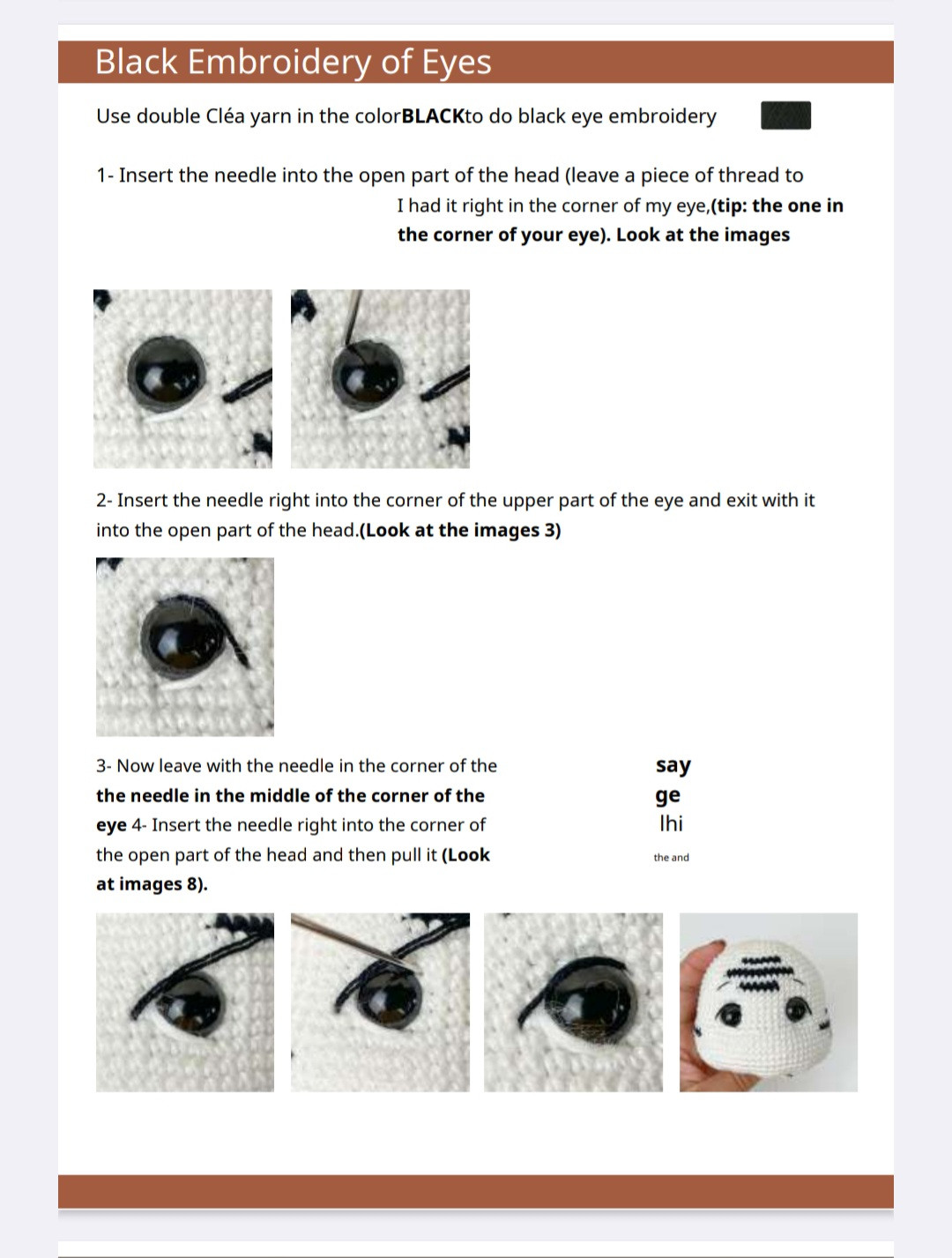 Crochet Pattern for Adorable Amigurumi Zebra Toy
