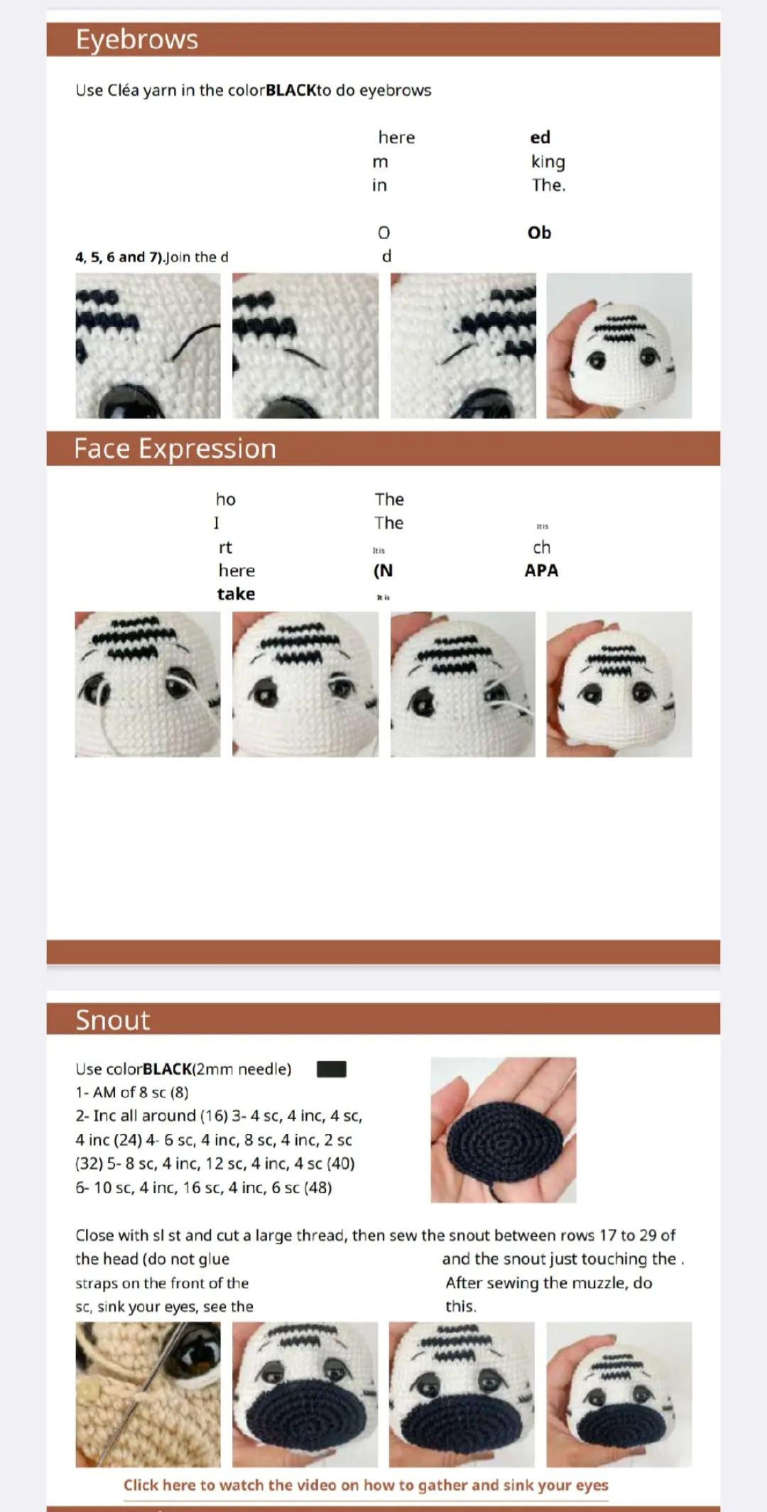 Crochet Pattern for Adorable Amigurumi Zebra Toy